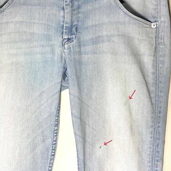 Hudson | Collin Mid Rise Skinny Jean cropped Back Flap Pockets | Size 30 Women's - Picture 12 of 12